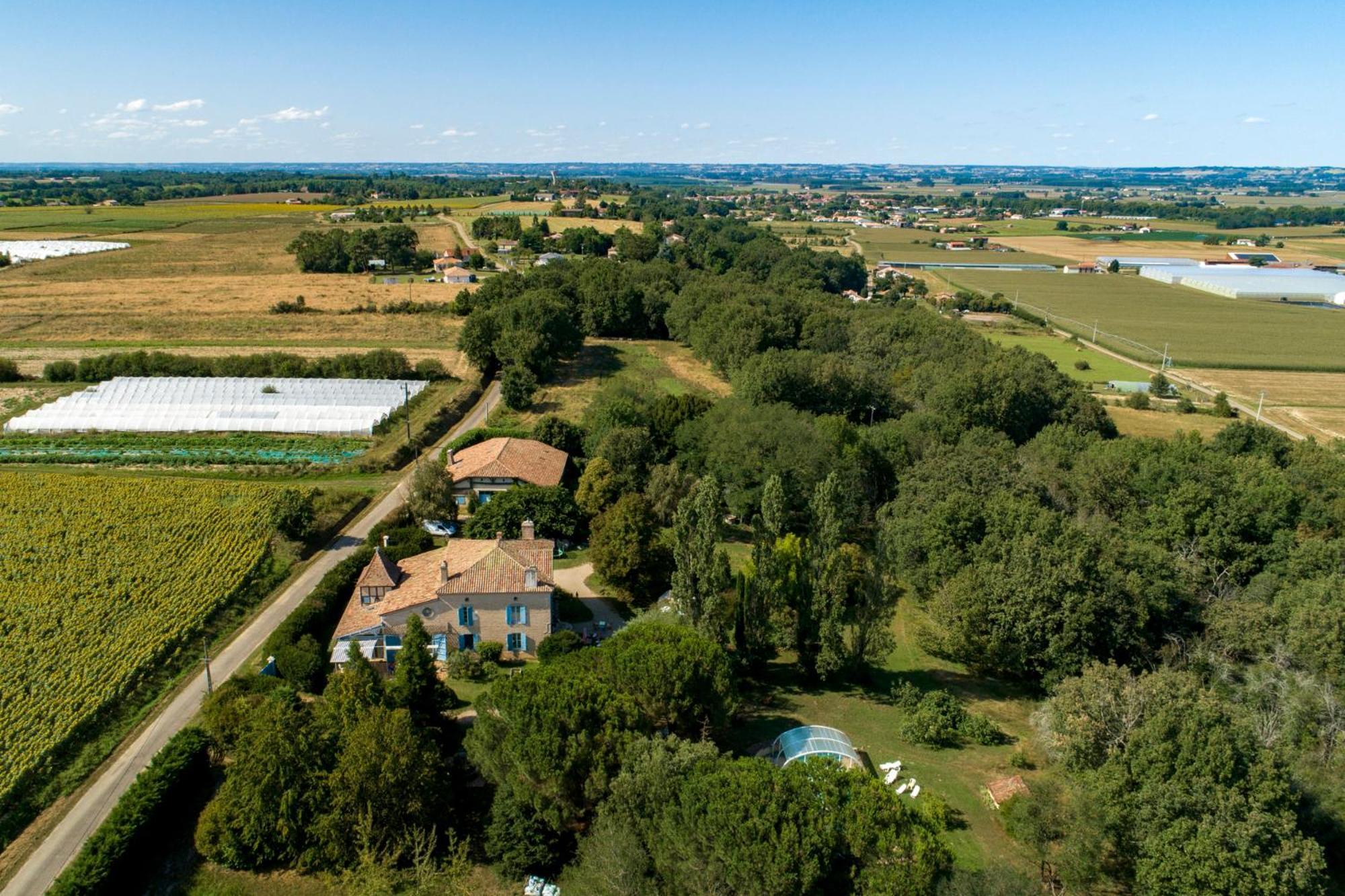 La Maison De L'Ecolieu Du Turc - Piscine Partagee Le Mas-d'Agenais Экстерьер фото