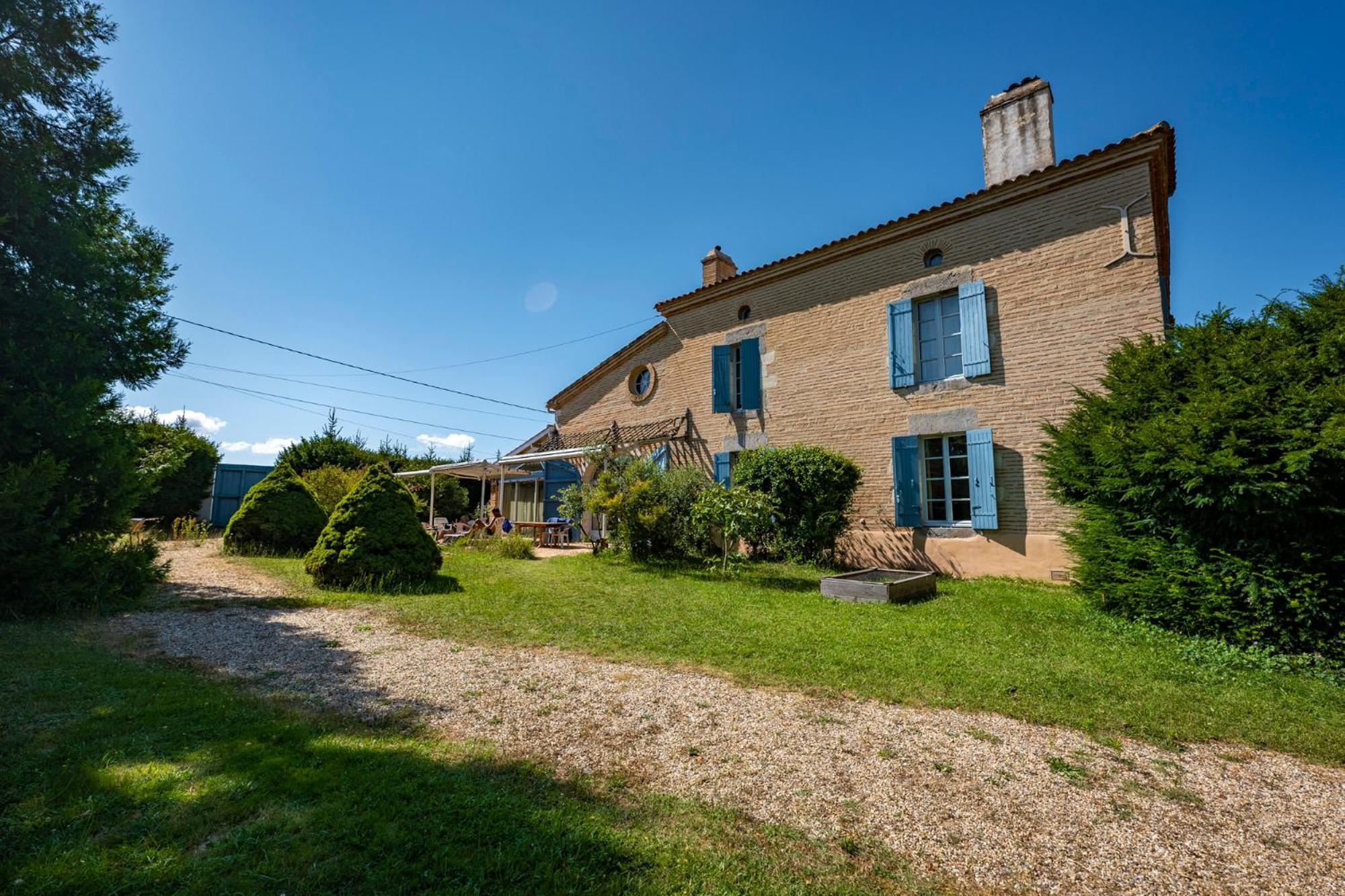 La Maison De L'Ecolieu Du Turc - Piscine Partagee Le Mas-d'Agenais Экстерьер фото